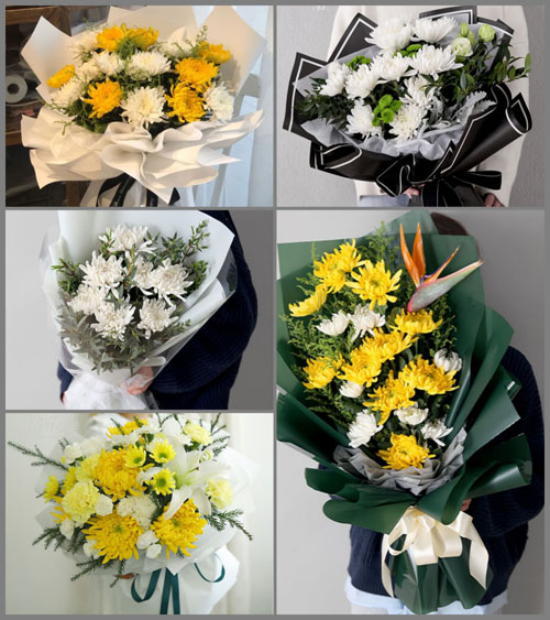 贵州六盘水盘县淤泥彝族乡嘿白村白事花束代送